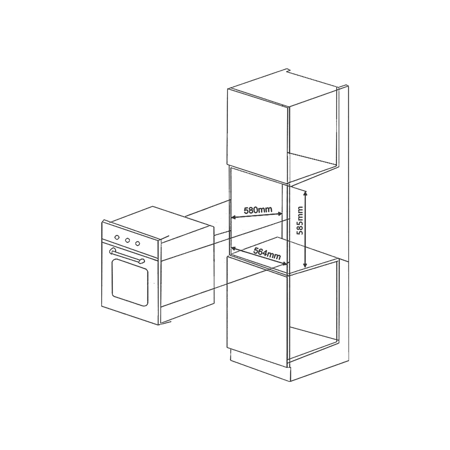 OV81 GIKF - 81L Multifunction Built-in Oven with Extra-Large Cavity