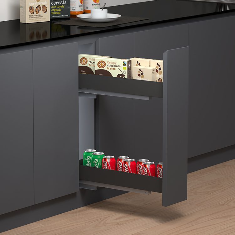 Side Mount Bottle Pull Out – 150mm, 200mm, 300mm