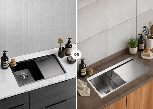 Black Kitchen Sink vs Stainless Steel Sink: Which Is Better for Indian Kitchens?