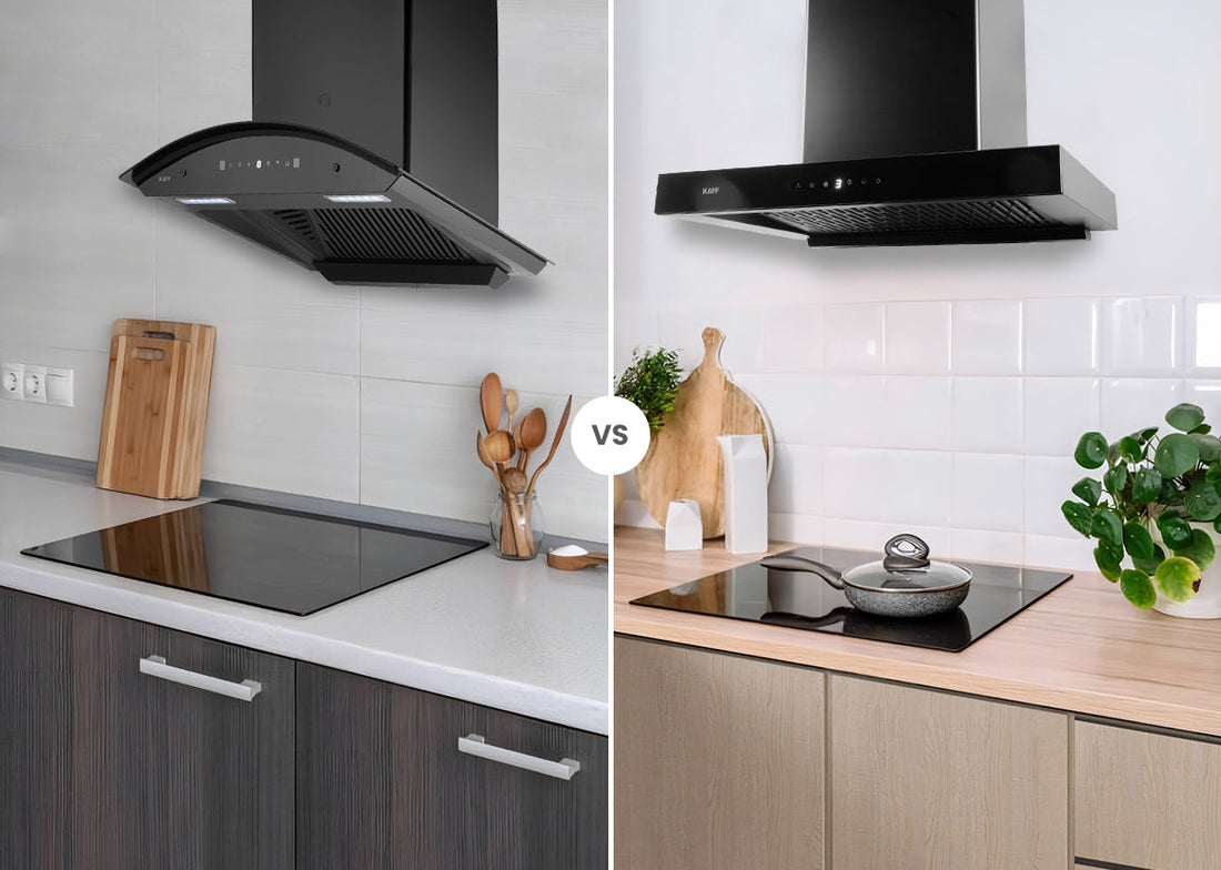 Chimney Hood: Curved Glass vs. Straight Line – Making the Right Choice