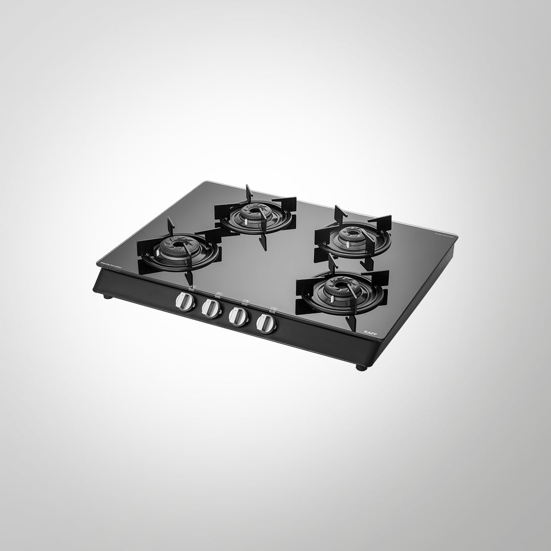 CBP 69 4B AI CBP 69 4B - Cooktop with Uniquely Designed Brass Burners Coated in Black, Auto Ignition
