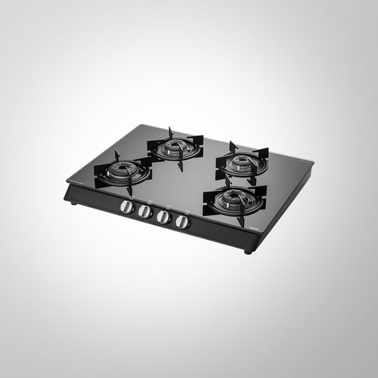 CBP 69 4B AI CBP 69 4B - Cooktop with Uniquely Designed Brass Burners Coated in Black, Auto Ignition