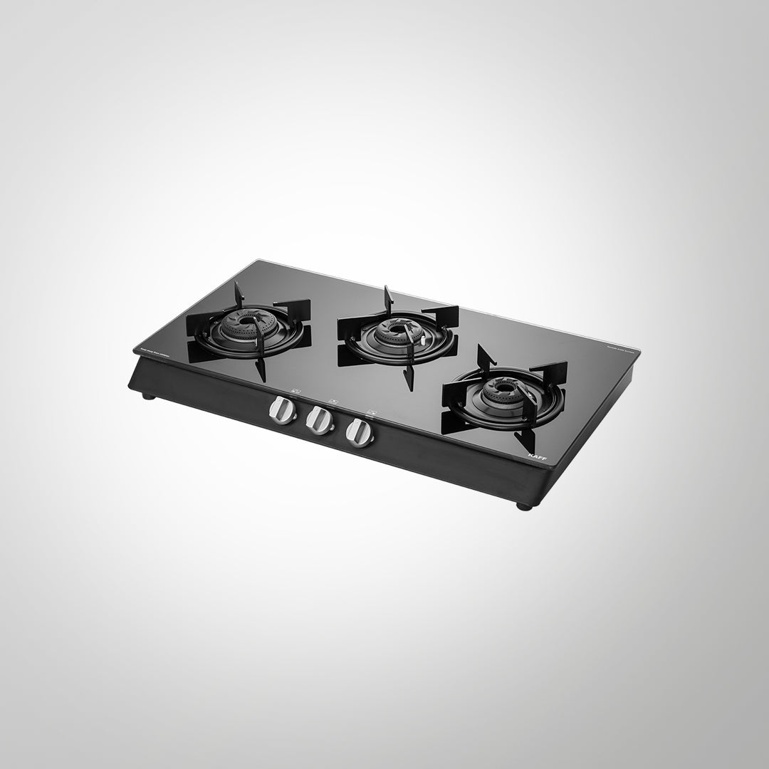 CBP 71 3B AI- 3 Burner Cooktop with Slim Line Design & Metal Knobs, Auto Ignition