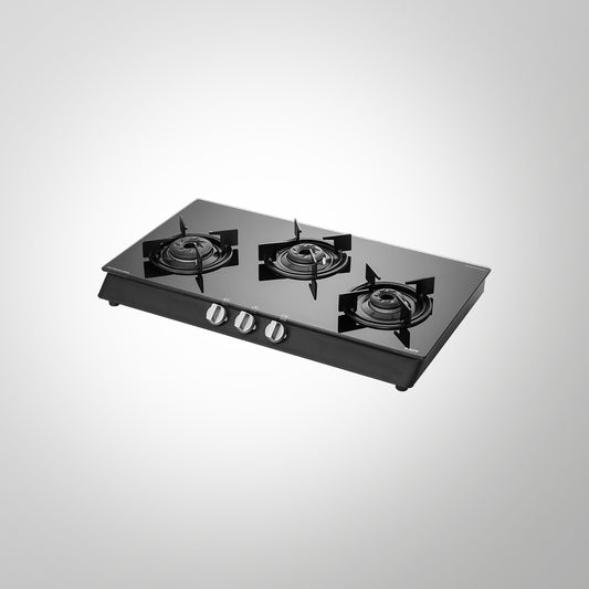 CBP 71 3B AI- 3 Burner Cooktop with Slim Line Design & Metal Knobs, Auto Ignition