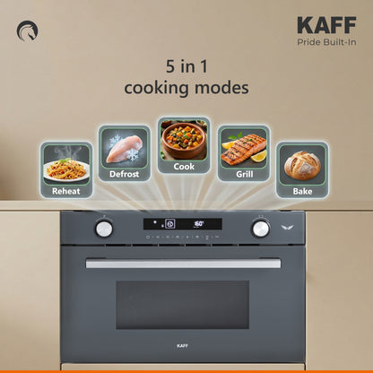 MW 34 G6F- Built in Microwave with Child Lock / Clock / Kitchen Timer
