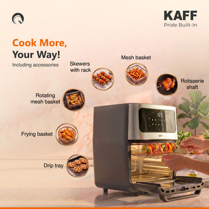 KFR 12- Electric Air fryer with Premium Brush Stainless Steel Finish