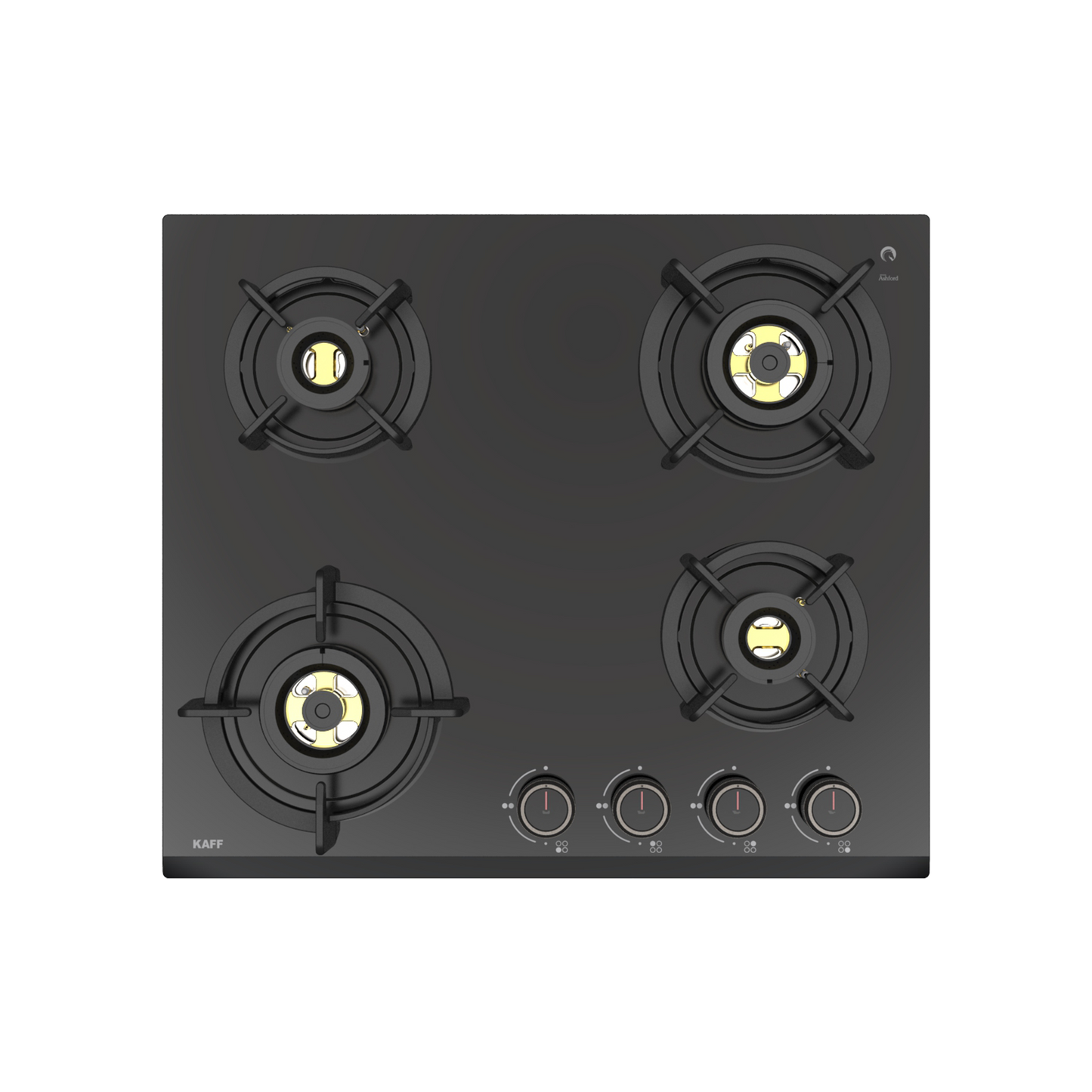 ASF 604- Built-In Hob, 4 Full Brass High Efficiency Burners with full FFD, Auto Electric Ignition