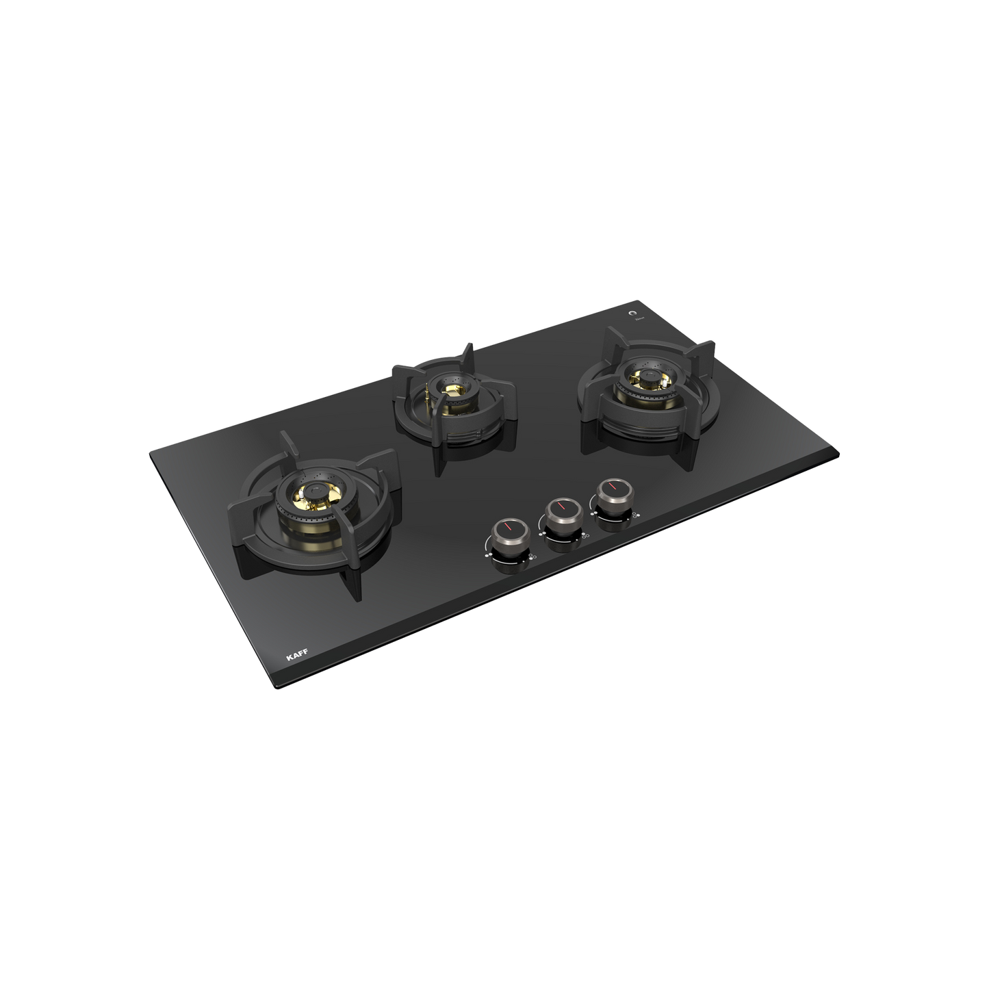 ASF 783- Built-In Hob for Kitchen, 3 Full Brass High Efficiency Burners & FFD, Auto Electric Ignition