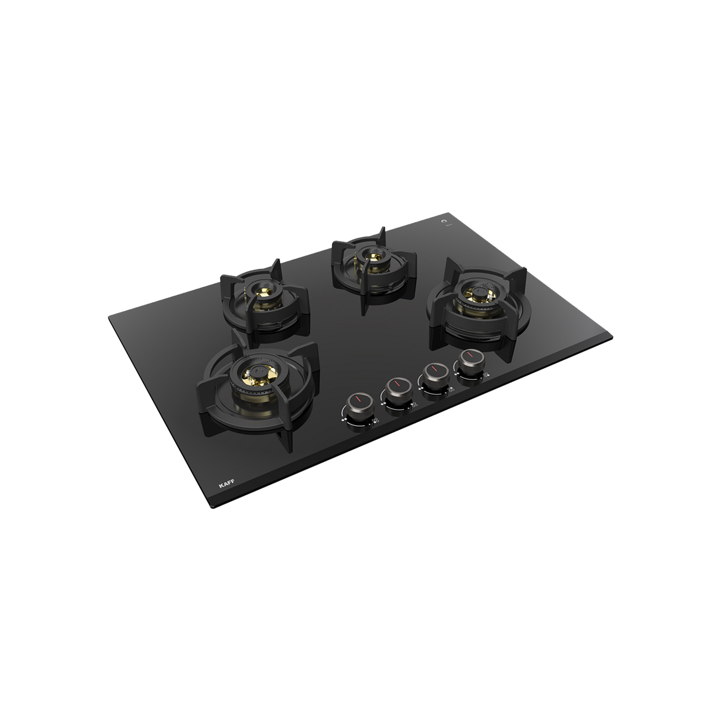 ASF 784- Built-In Hob for Kitchen, 4 Full Brass High Efficiency Burners & FFD, Auto Electric Ignition