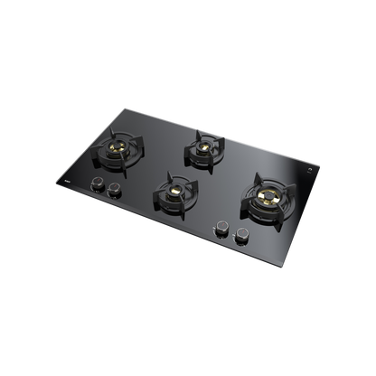 ASF 94V - 4 Burners with full FFD Built-In Hob, Heavy Duty Cast Iron Pan Support with Integrated Flame Protector
