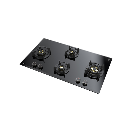 ASF 94V - 4 Burners with full FFD Built-In Hob, Heavy Duty Cast Iron Pan Support with Integrated Flame Protector