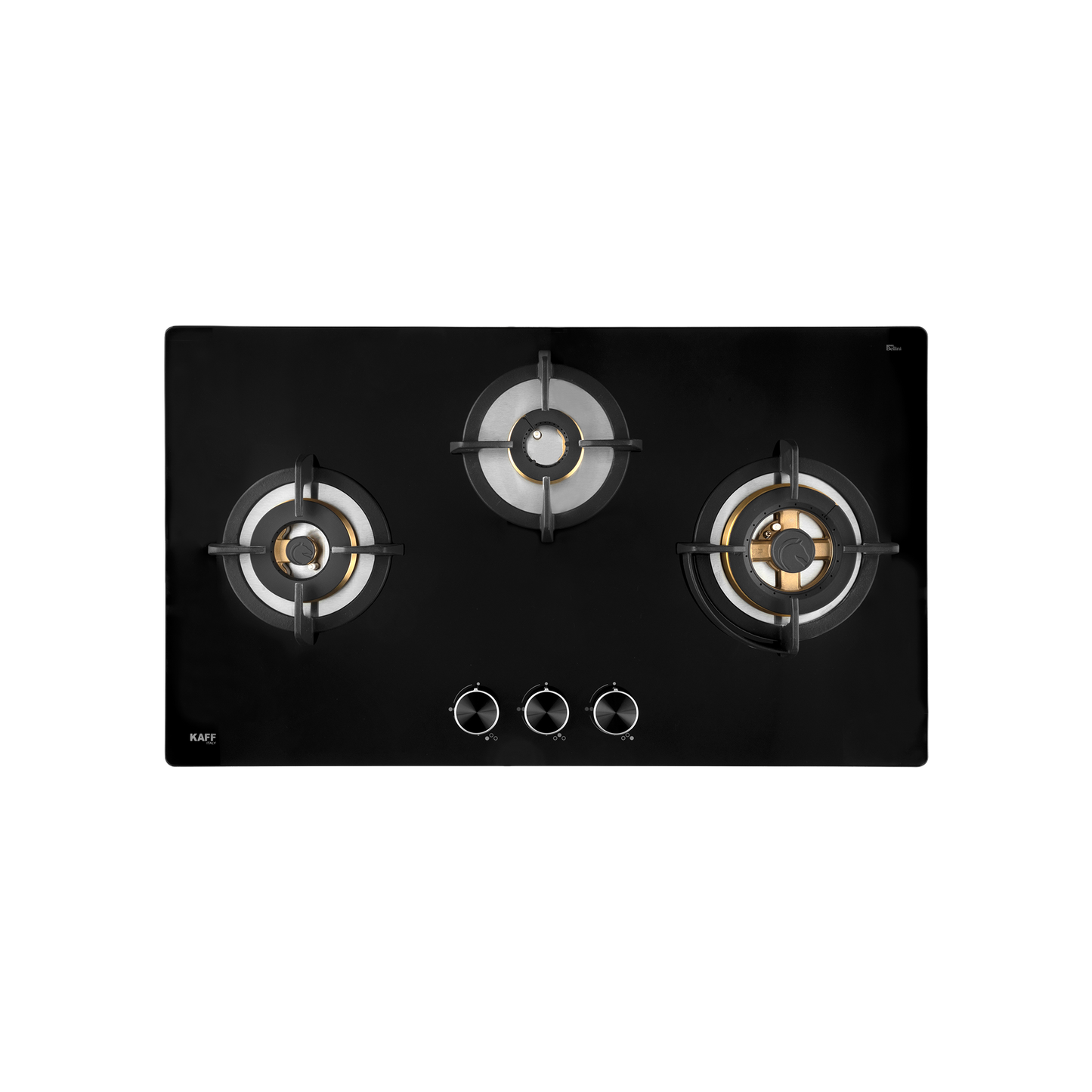 BLH 783 / BLH 783X- 3 Full Brass Burners Built in Hob, Flame Failure Device, Metal Knobs, Auto Ignition