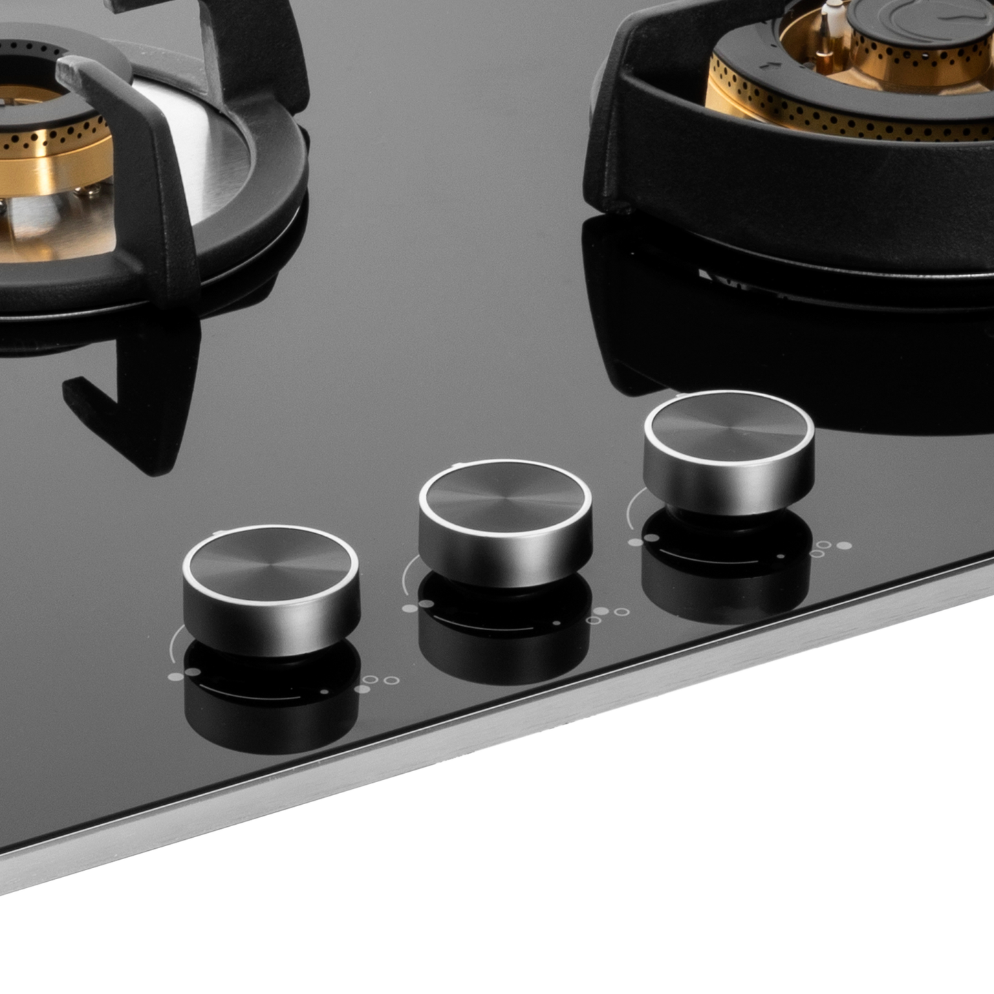 BLH 783 / BLH 783X- 3 Full Brass Burners Built in Hob, Flame Failure Device, Metal Knobs, Auto Ignition