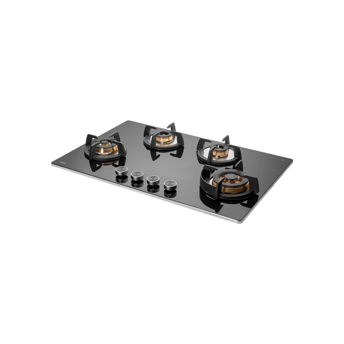 BLH 804 / BLH 804X- Built-in Hob with 4 Full Brass High Efficiency Burners, 8 mm Thick Black Tempered Glass