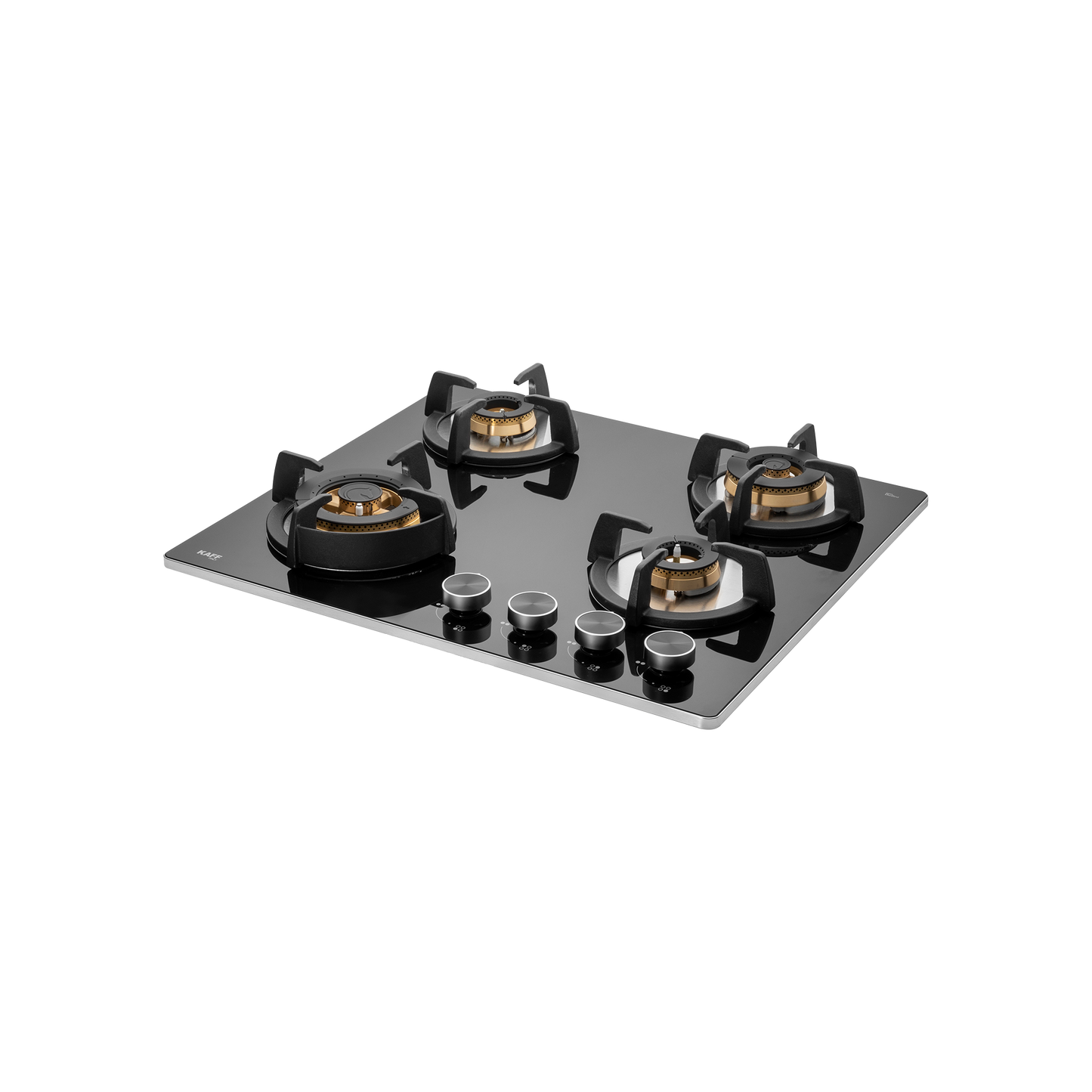 BLH-F 604X- Built-in Hob, 4 Full Brass High Efficiency Burners, 8 mm Thick Black Tempered Glass