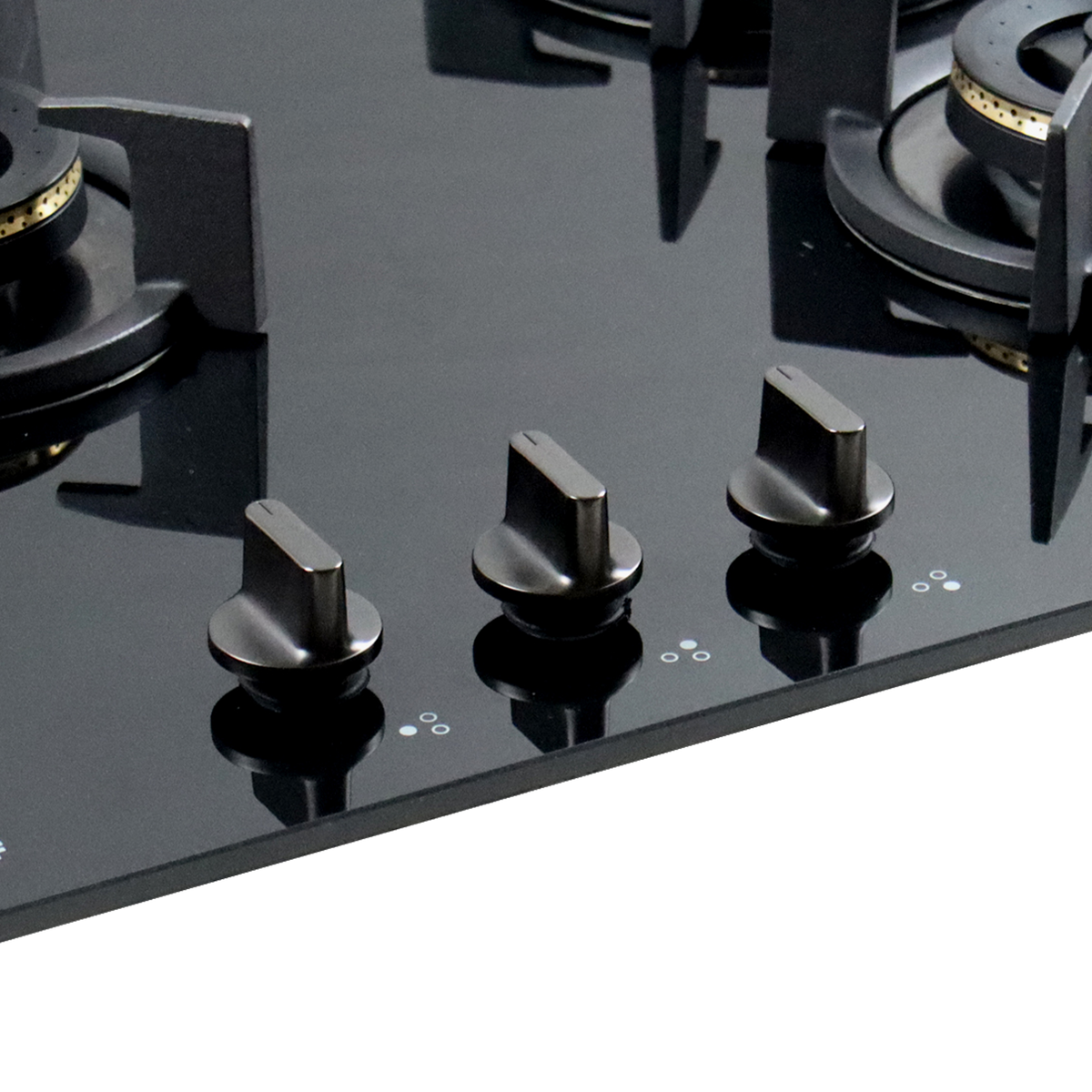 3 Burner Built-in Hob with Forged Brass Burners & Auto Electric Ignition, 78 cm (BZ 603)