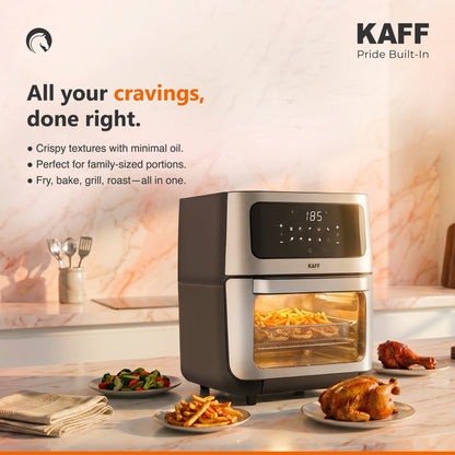 KFR 12- Electric Air fryer with Premium Brush Stainless Steel Finish