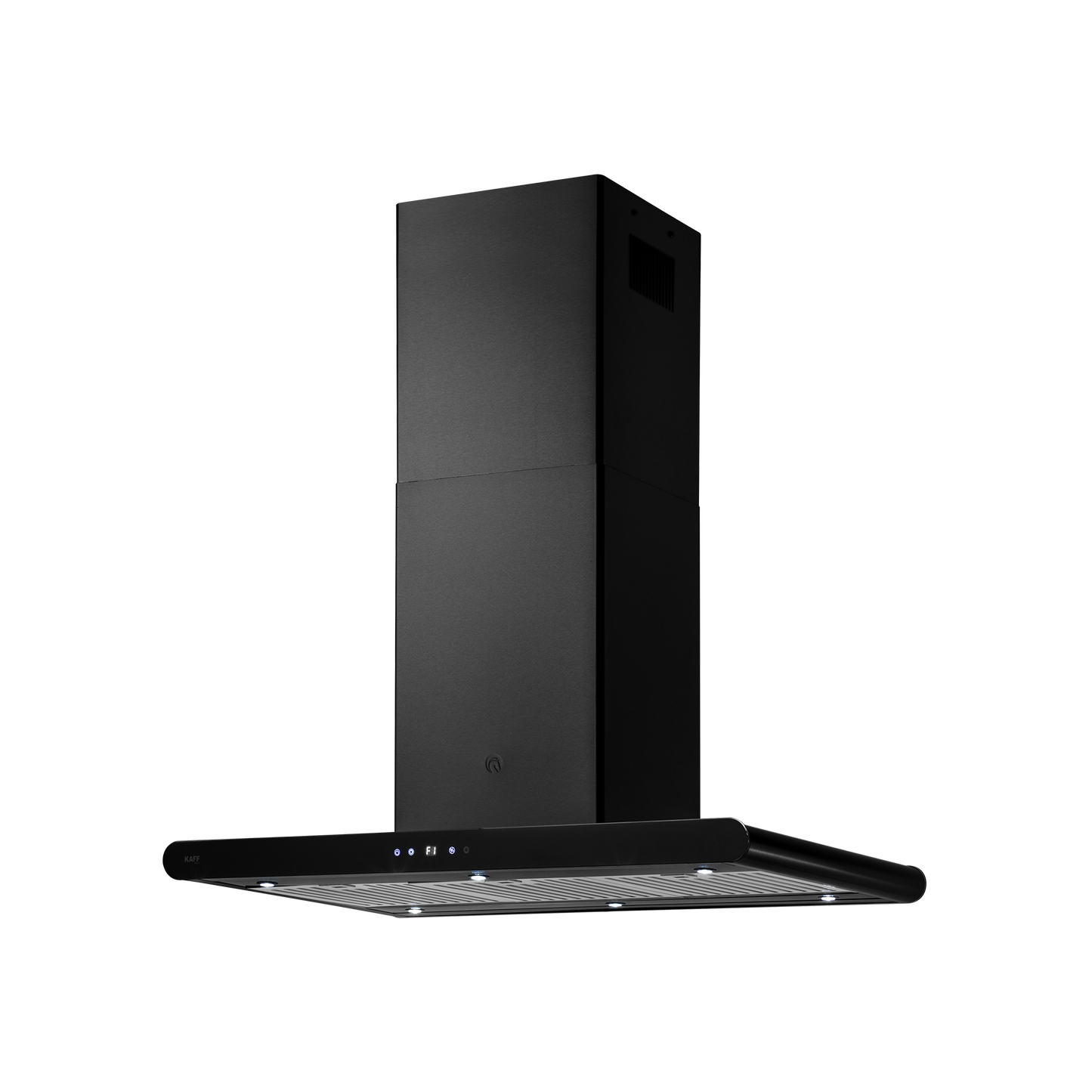 CANARY DHC BF 90 IS B - Island Chimney, Round Edges, Touch Controls with Digital Display