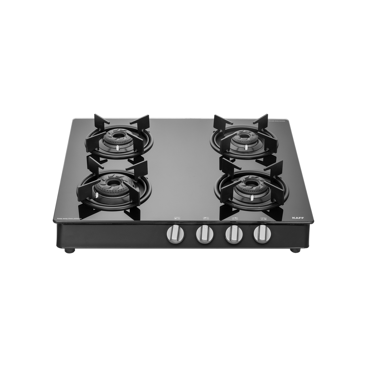 CBP 58 4B AI- 4 Burners Cooktop with Slim Line design & Metal Knobs