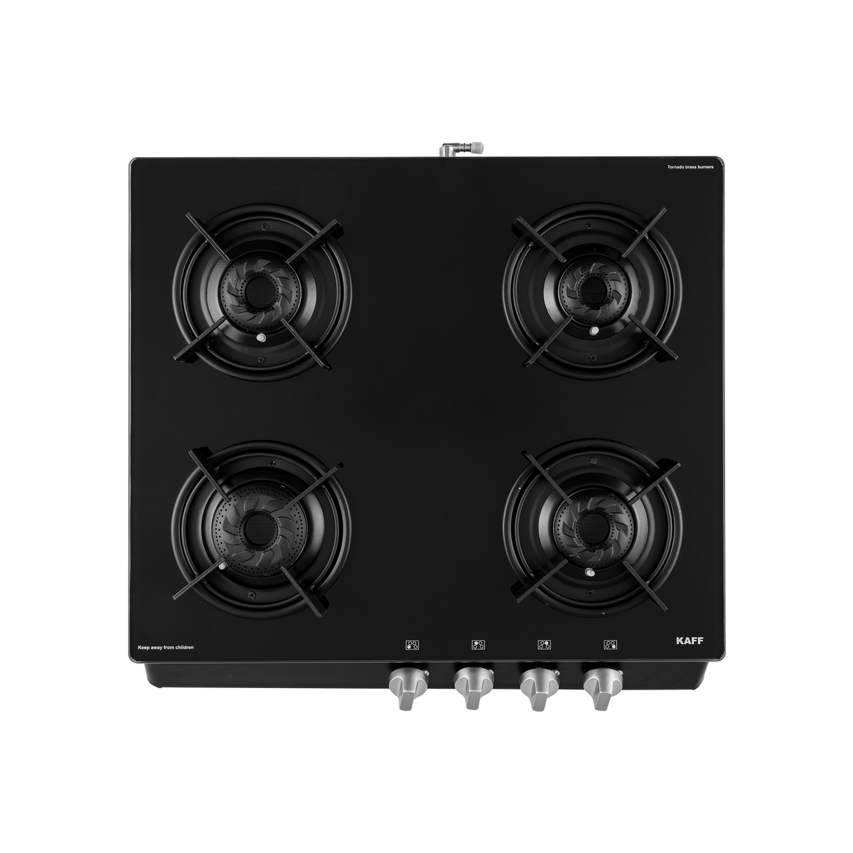 CBP 58 4B AI- 4 Burners Cooktop with Slim Line design & Metal Knobs