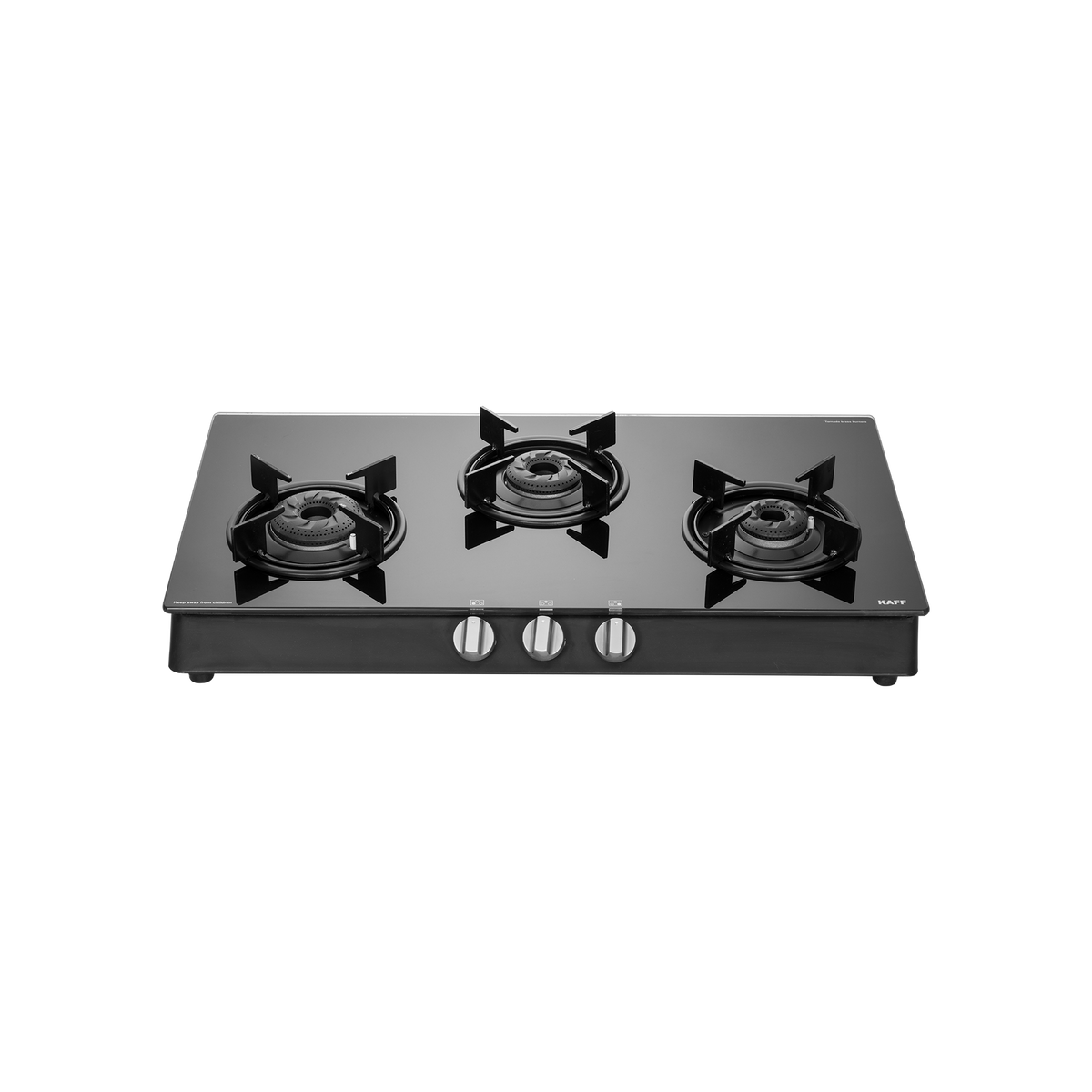 CBP 71 3B AI- 3 Burner Cooktop with Slim Line Design & Metal Knobs, Auto Ignition