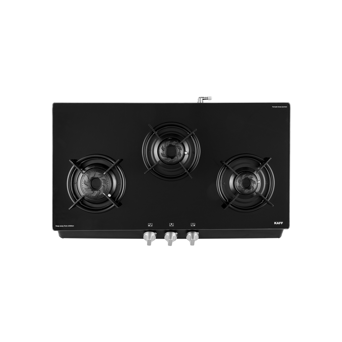 CBP 71 3B AI- 3 Burner Cooktop with Slim Line Design & Metal Knobs, Auto Ignition