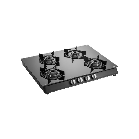 CBP 69 4B AI CBP 69 4B - Cooktop with Uniquely Designed Brass Burners Coated in Black, Auto Ignition