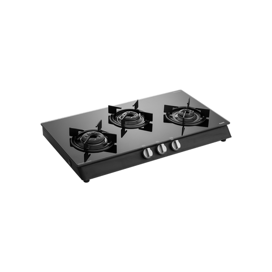 CBP 71 3B AI- 3 Burner Cooktop with Slim Line Design & Metal Knobs, Auto Ignition