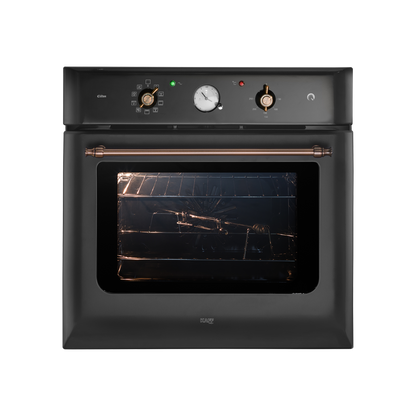 CLOV 6 BLN - 60 L Built-in Oven with True Convection & Black Retro Finish