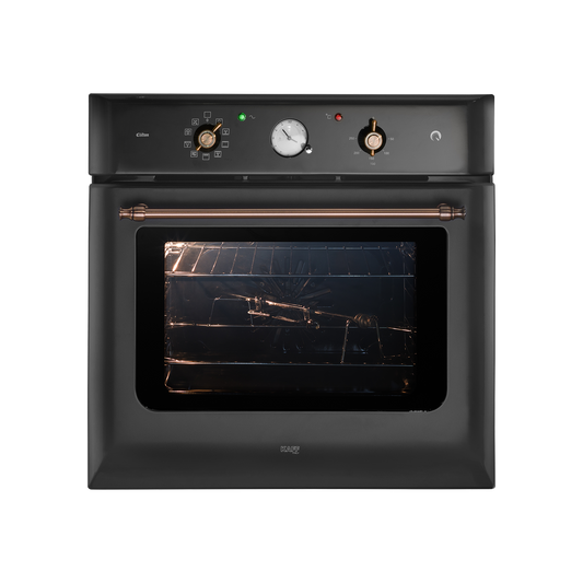 CLOV 6 BLN - 60 L Built-in Oven with True Convection & Black Retro Finish