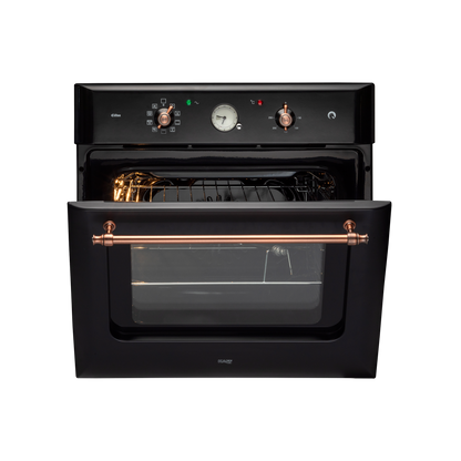 CLOV 6 BLN - 60 L Built-in Oven with True Convection & Black Retro Finish