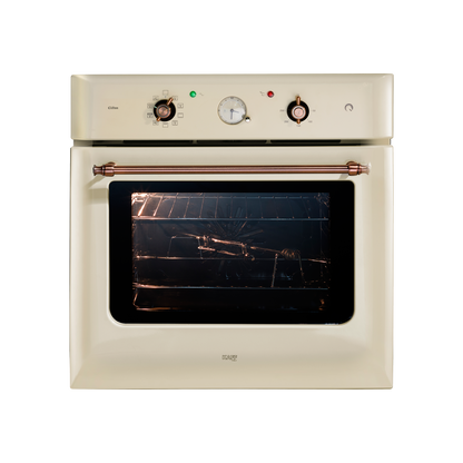 CLOV 6 CR - 60 L Built in Oven with Cream Retro Finish and True Convection