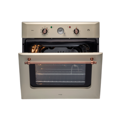 CLOV 6 CR - 60 L Built in Oven with Cream Retro Finish and True Convection