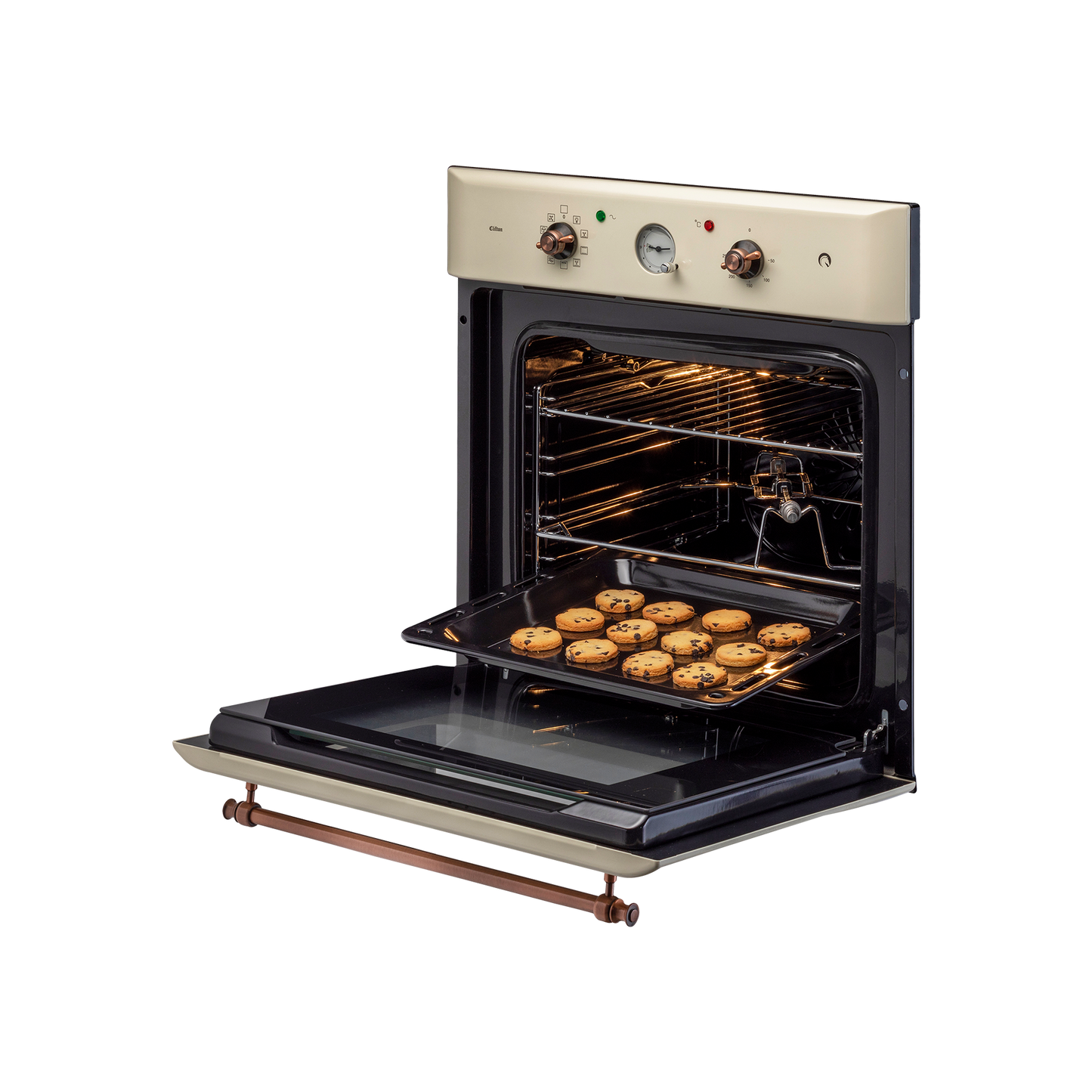 CLOV 6 CR - 60 L Built in Oven with Cream Retro Finish and True Convection
