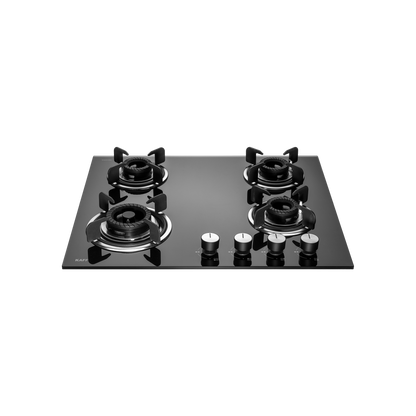 CRH 604- Built-in Hob with 4 Black Coated Tornado Style Burners