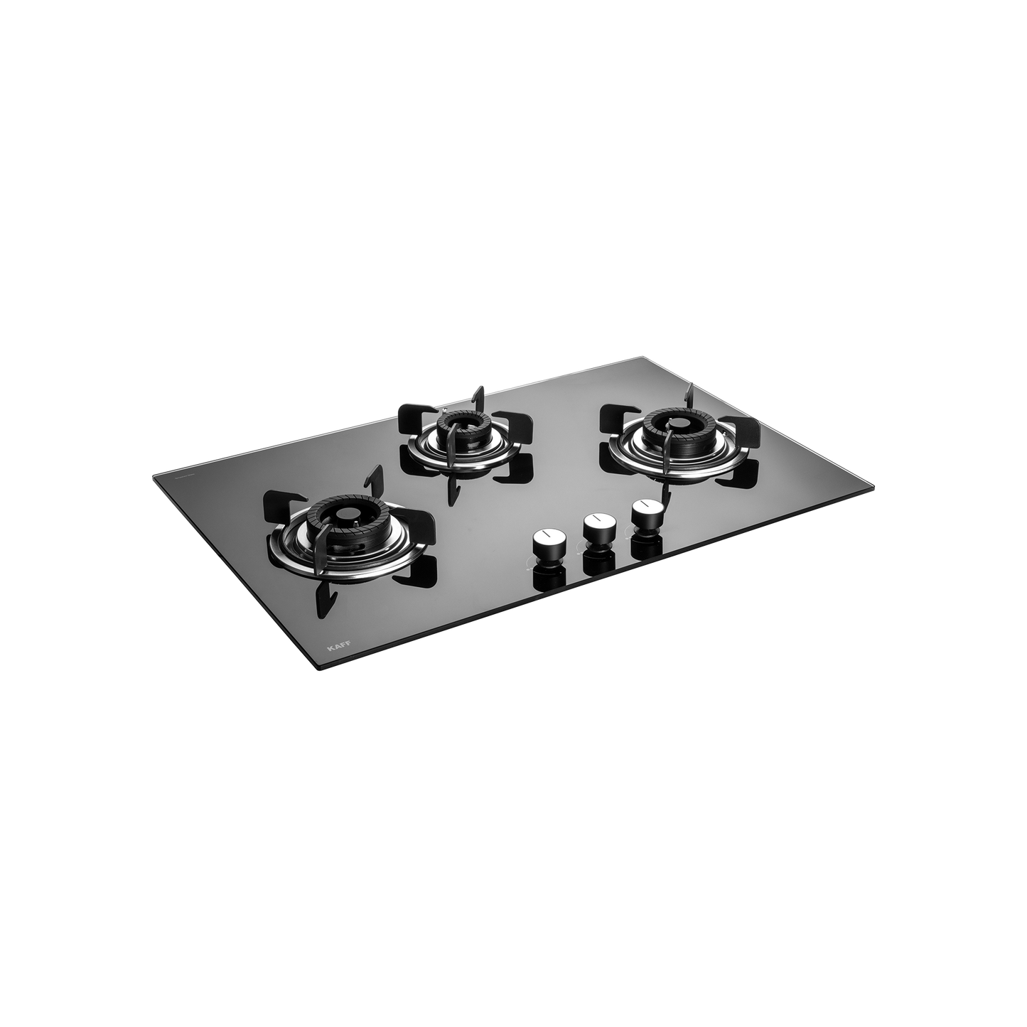 CRH 783- Built-in Hob with 3 Black Coated Tornado Style Burners, Auto Ignition