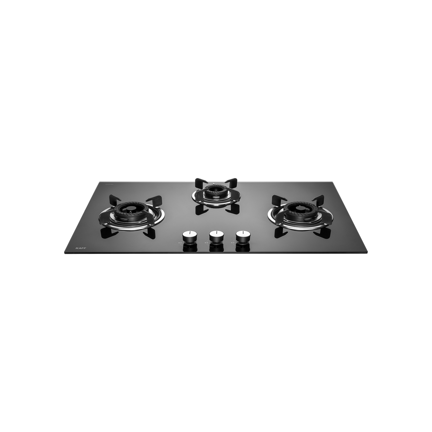 CRH 783- Built-in Hob with 3 Black Coated Tornado Style Burners, Auto Ignition