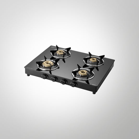 CTC634B / CTC634BAI Cooktop 4 High Efficiency Burners & Pan Support, Slim Line Design