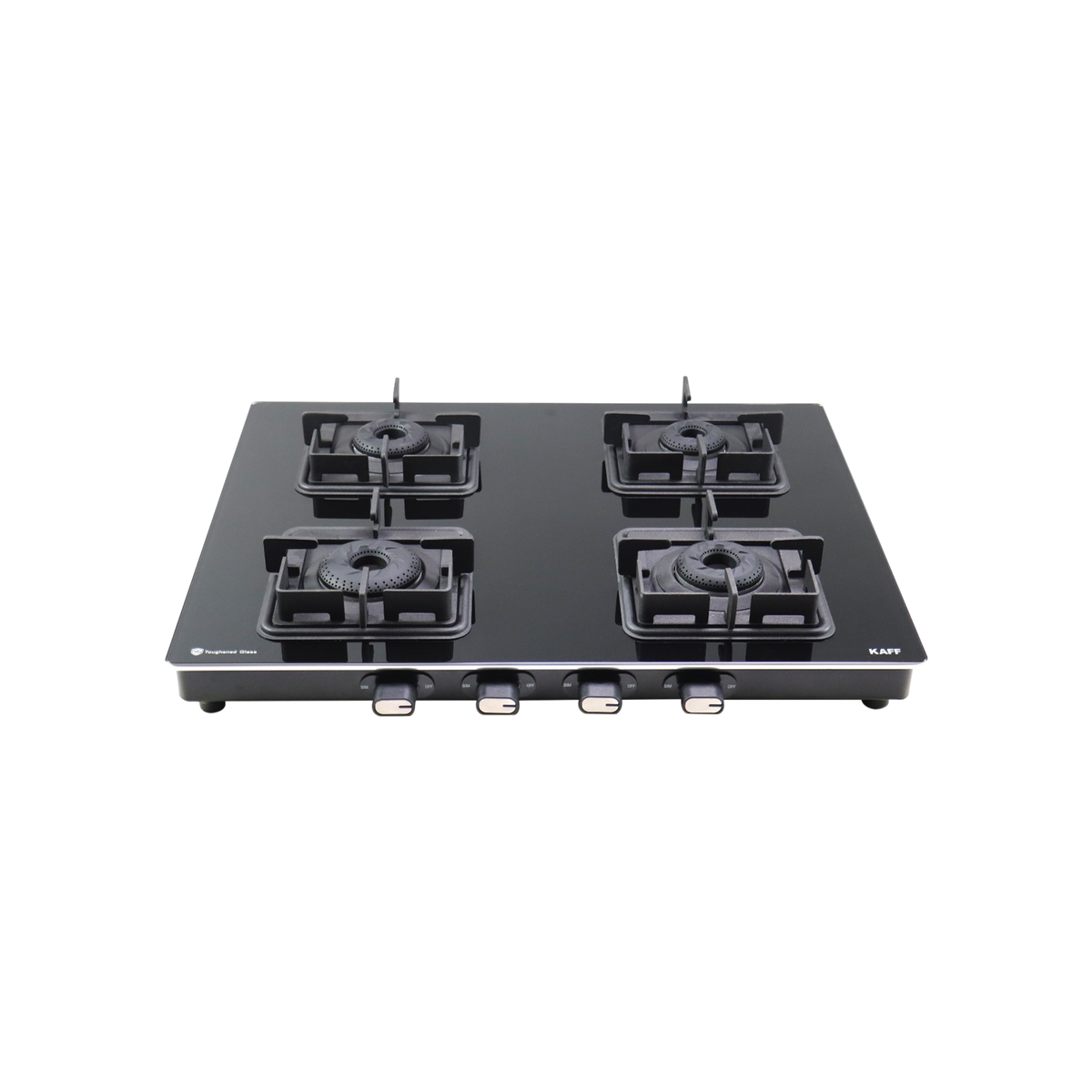 CTQ 63 4B / CTQ 63 4B AI - Cooktop with 4 Burners Black Tempered Glass Finish