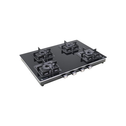 CTQ 69 4B / CTQ 69 4B AI Cooktop with Powerful Brass Burners Coated in Black