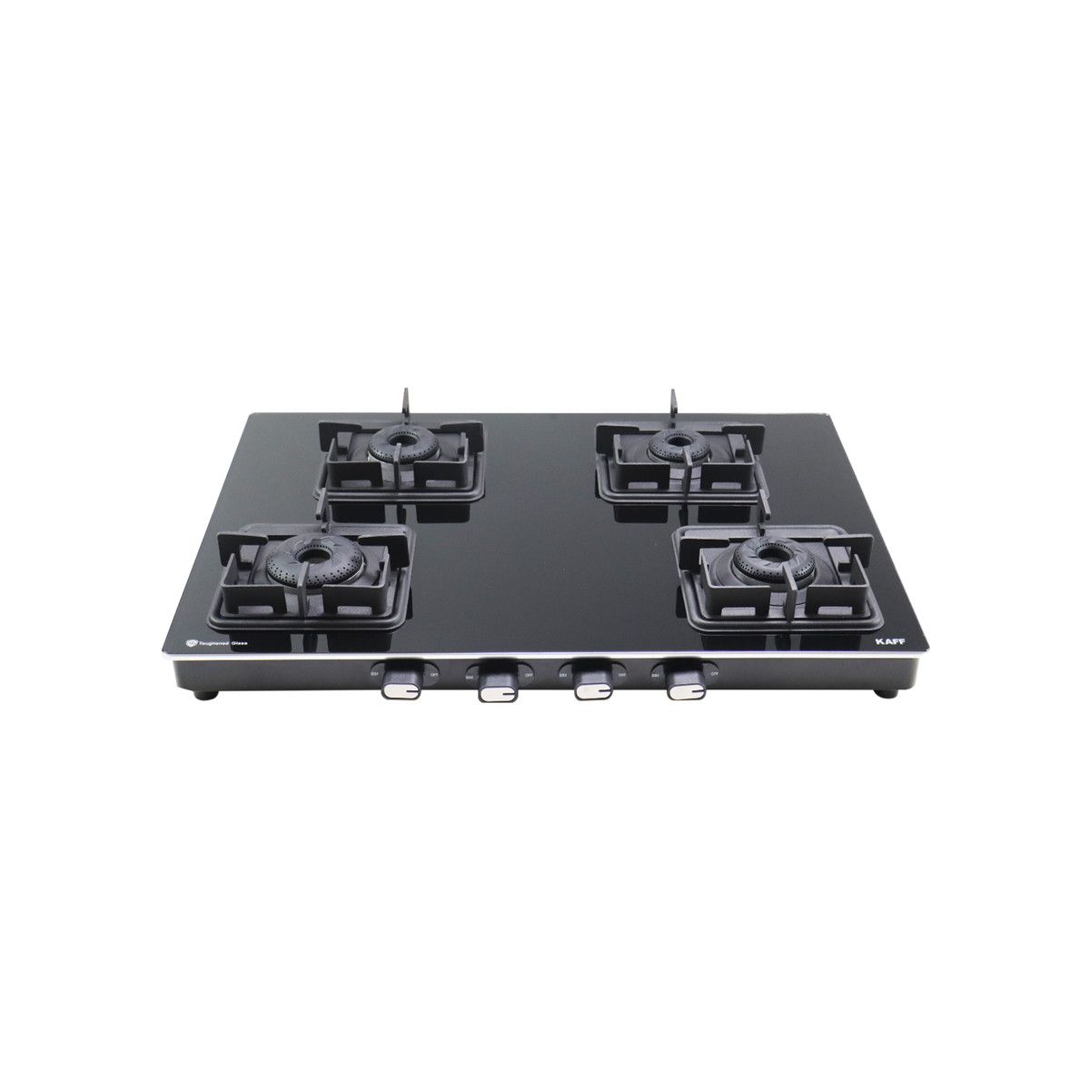 CTQ 69 4B / CTQ 69 4B AI Cooktop with Powerful Brass Burners Coated in Black
