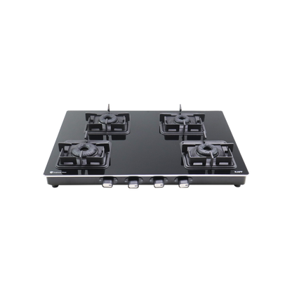 CTQ 69 4B / CTQ 69 4B AI Cooktop with Powerful Brass Burners Coated in Black