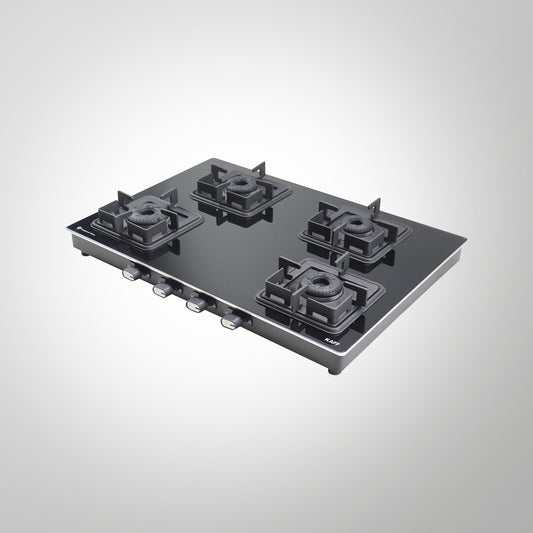 CTQ 69 4B / CTQ 69 4B AI Cooktop with Powerful Brass Burners Coated in Black