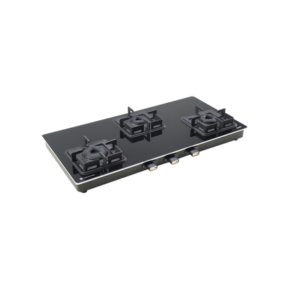 CTQ 77 3B / CTQ 77 3B AI Cooktop with 3 Burner Black Tempered Glass Finish