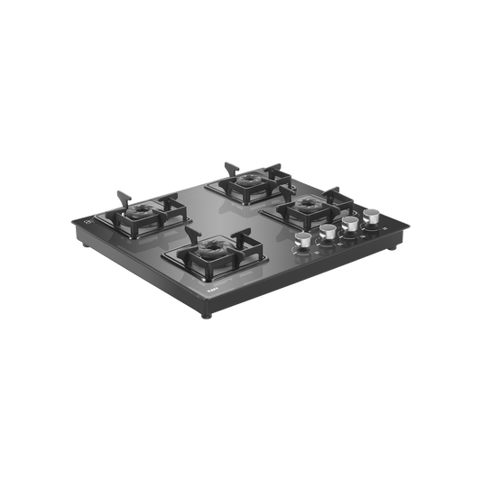 CTS 58 4B AI- Cooktop with Stainless Steel Square Drip Tray, 4 Burners Slim Line Design