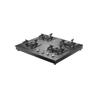 CTS 58 4B AI- Cooktop with Stainless Steel Square Drip Tray, 4 Burners Slim Line Design