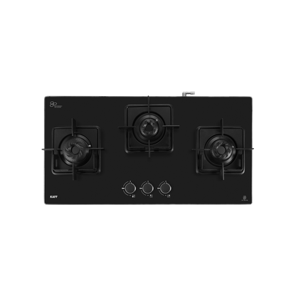 CTS 71 3B AI- Cooktop with Stainless Steel Square Drip Tray, 3 Burners Slim Line Design
