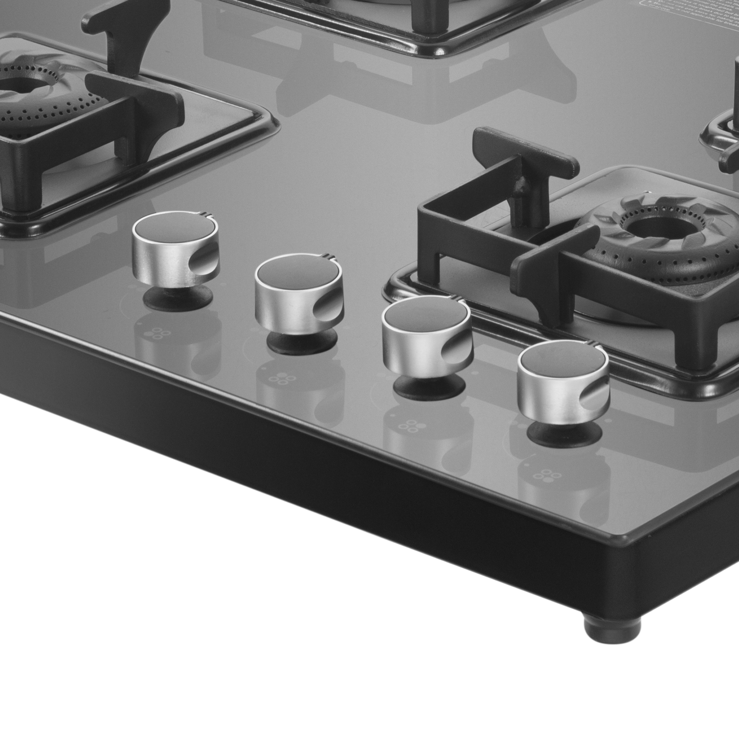 CTS 58 4B AI- Cooktop with Stainless Steel Square Drip Tray, 4 Burners Slim Line Design