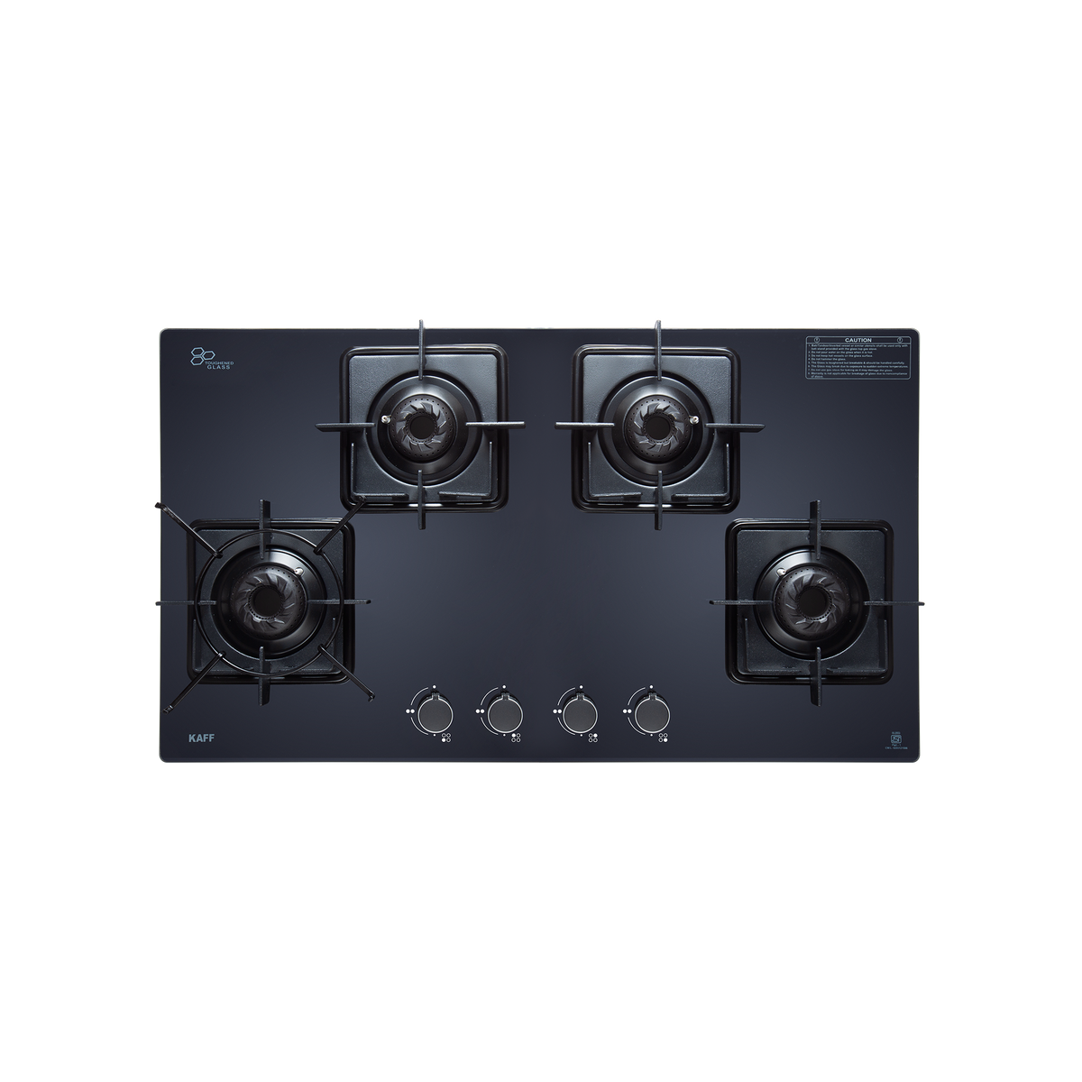 CTS 84 BAI - 4 Burners Cooktop with Slim Line Design, Auto Ignition, Designer Metal Knobs