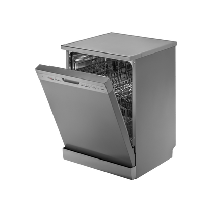 DW-CENTRA 60 - Free Standing Dishwasher with Premium Silver Finish Front